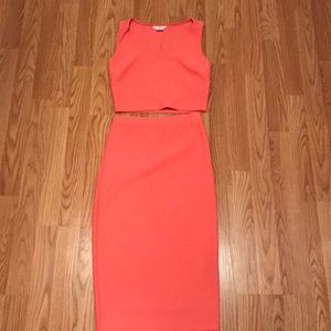 Bar III Two piece skirt set